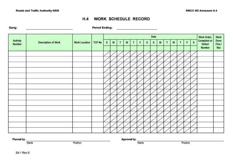 37 Free Employee Schedule Templates (Excel Word PDF)