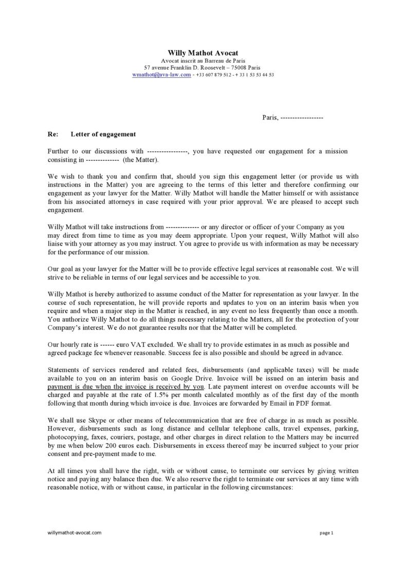 50 Editable Engagement Letter Templates (Free) ᐅ TemplateLab 50 Editable Engagement Letter Templates (Free) ᐅ TemplateLab