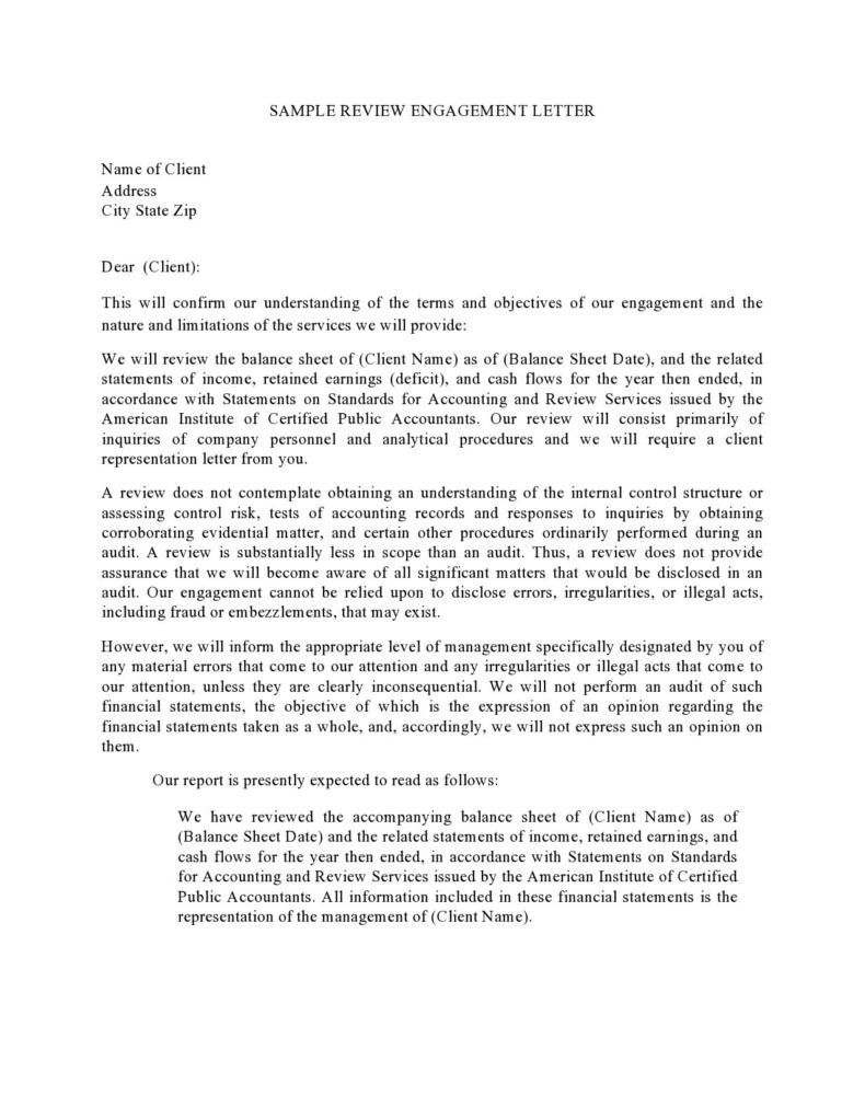 50 Editable Engagement Letter Templates (Free) ᐅ TemplateLab