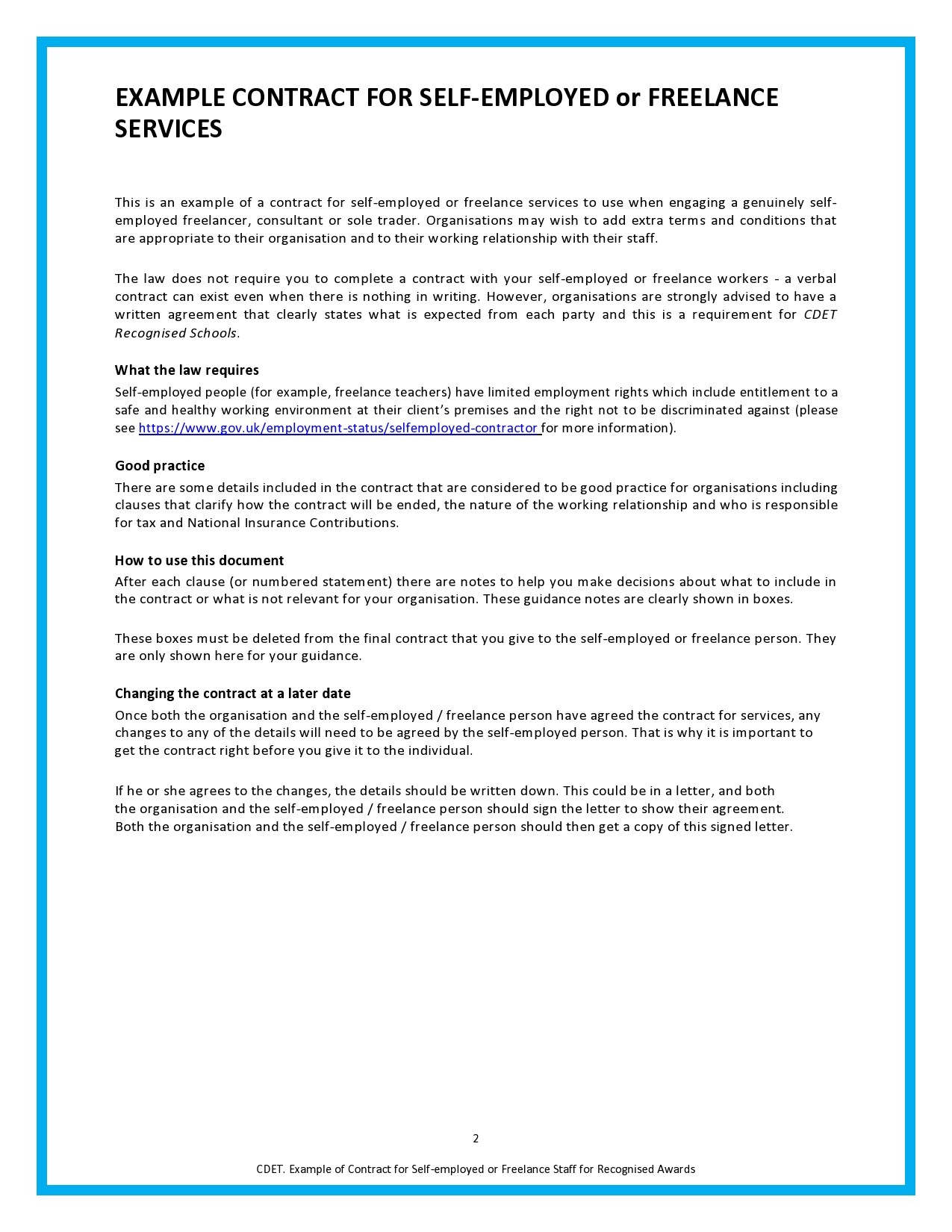 social work initial client contract template