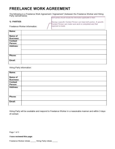 38 Free Freelance Contract Templates (MS Word) ᐅ TemplateLab