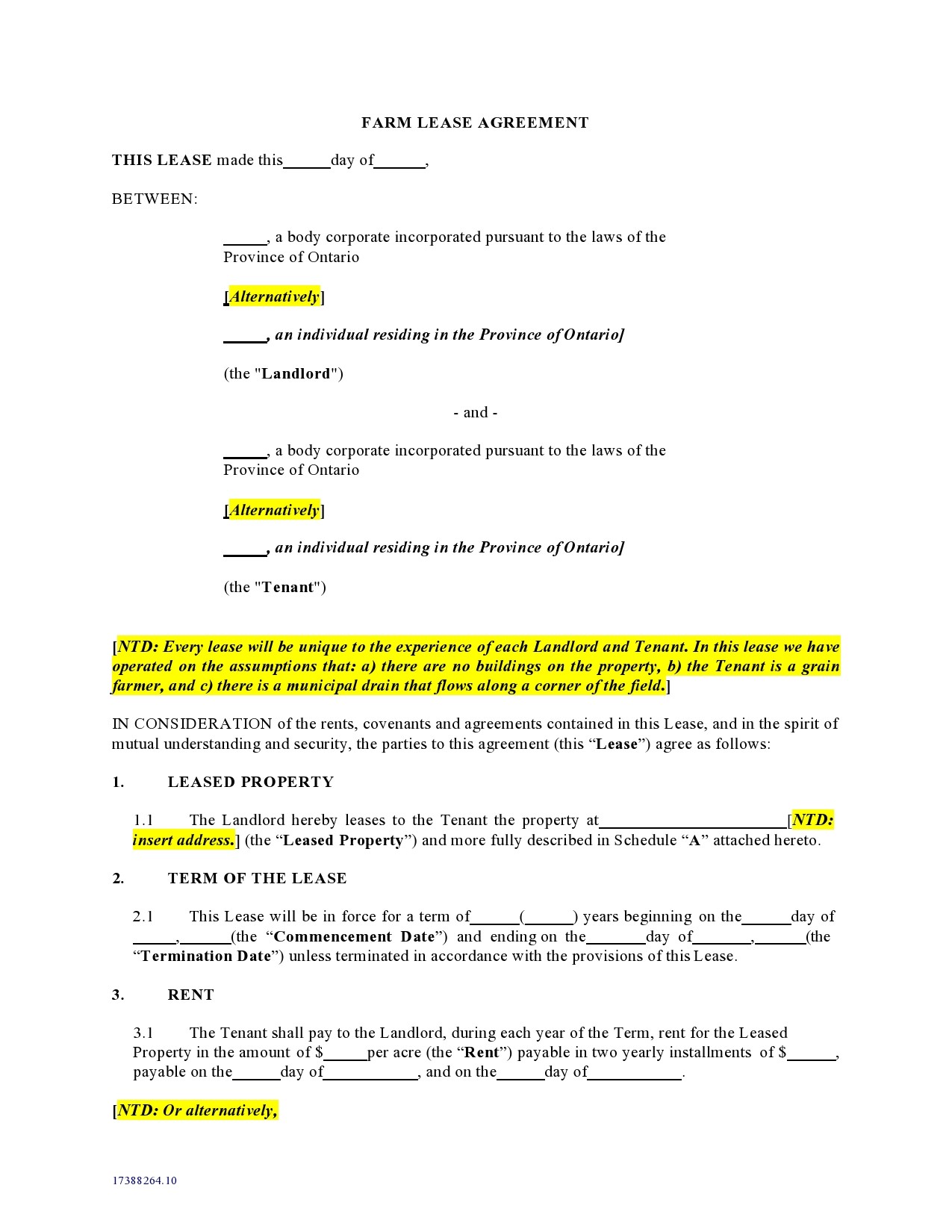37 FREE Land Lease Agreements Word PDF TemplateLab