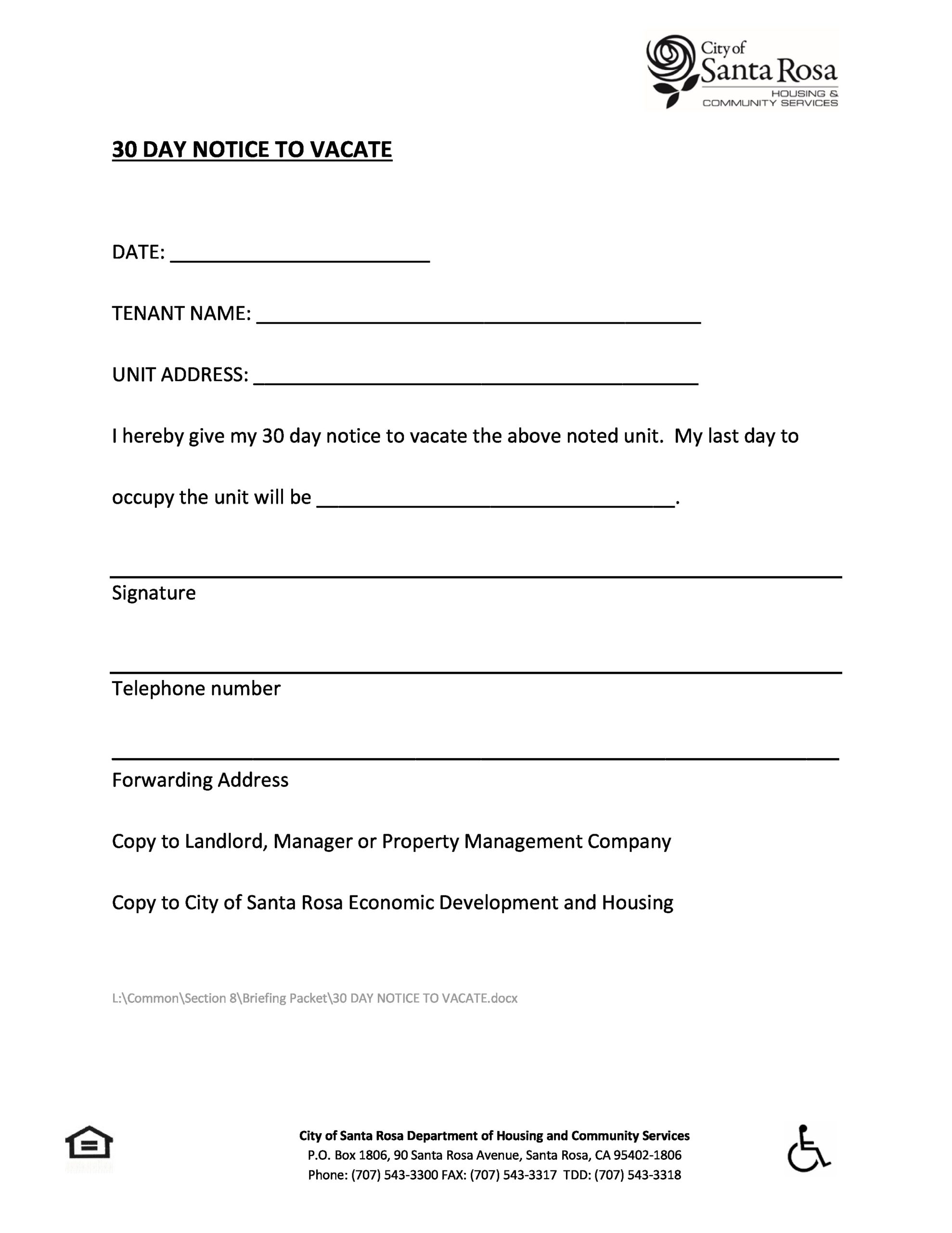Printable 60 Day Notice To Vacate Printable Templates vrogue co