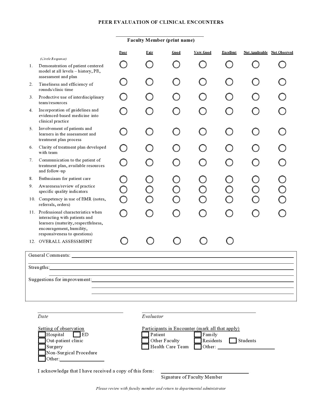 Free peer evaluation form 29