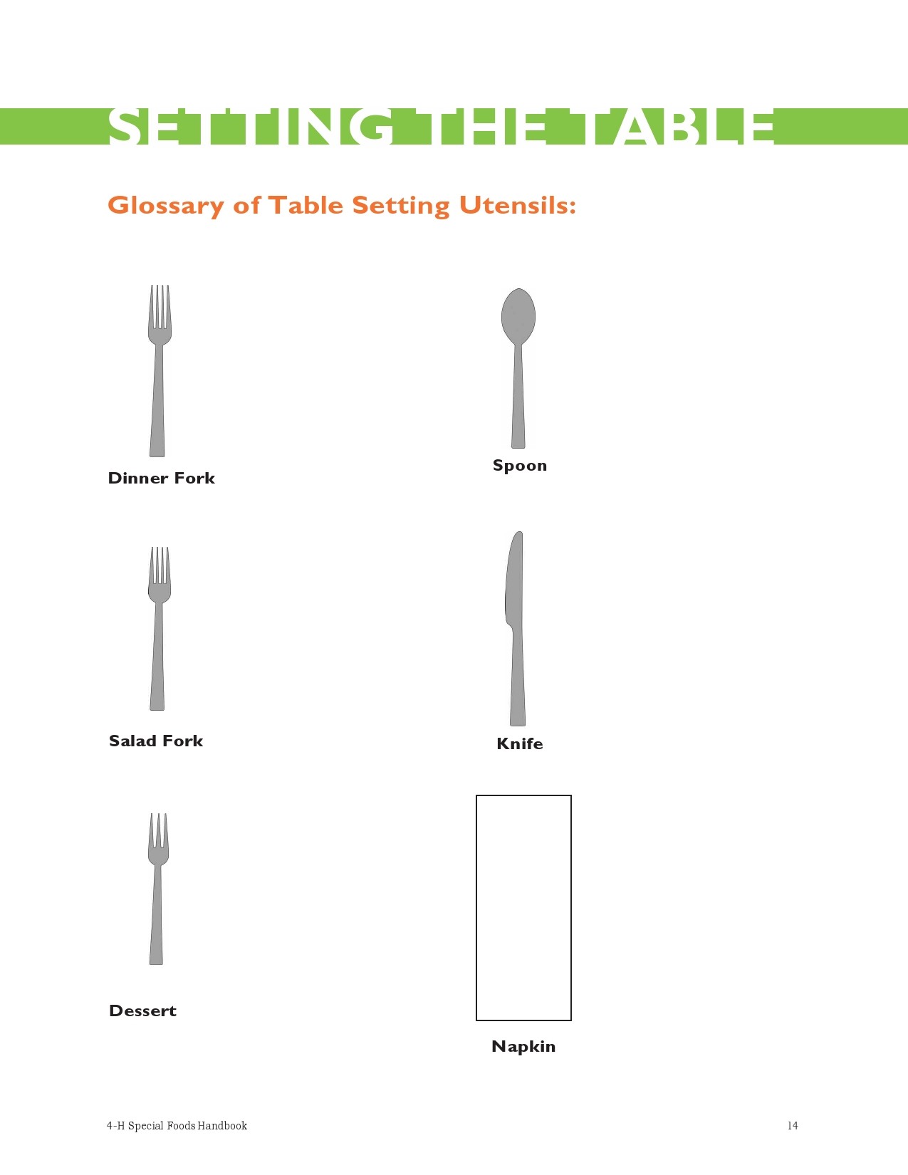 Free place setting template 23