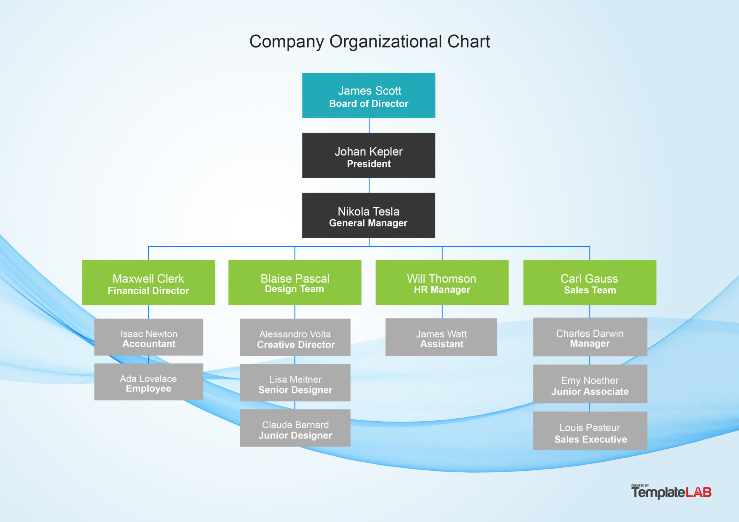 Construction Company Organization Chart