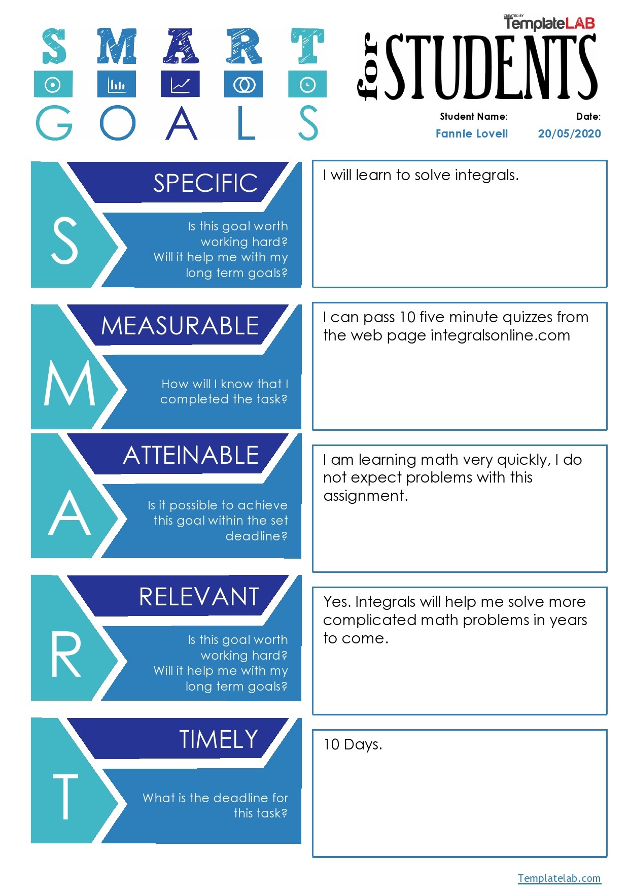 29 SMART Goals Templates Worksheets Word PDF Excel