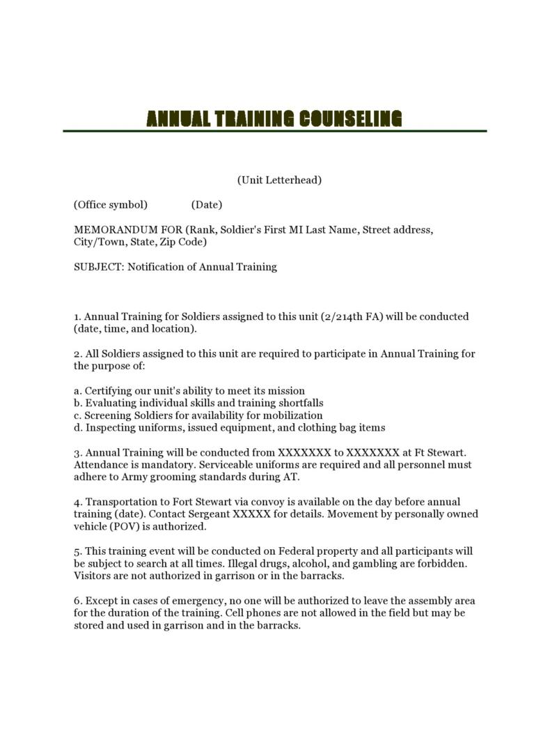 31 Free Army Counseling Forms (DA 4856 Fillable) ᐅ TemplateLab