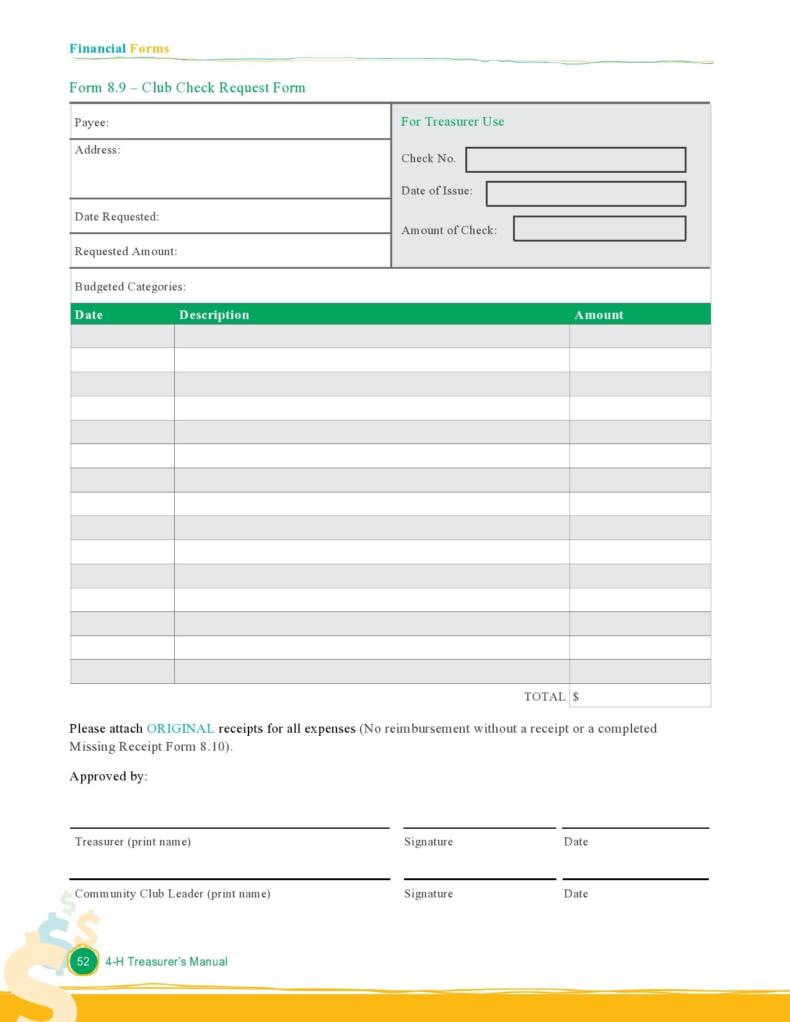 50 Free Check Request Forms [Word, Excel, PDF] ᐅ TemplateLab