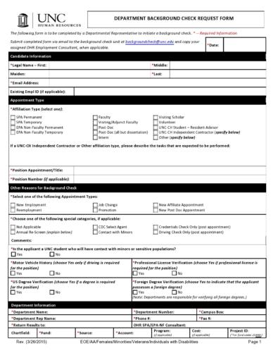 Check Request Forms