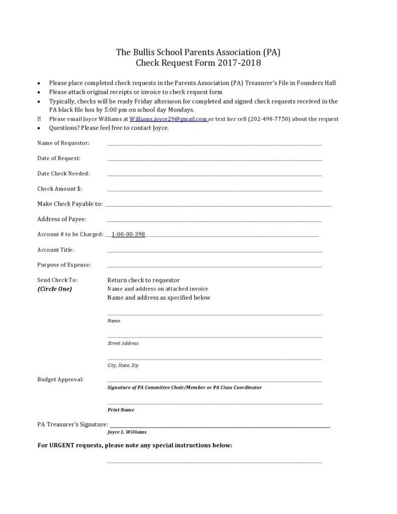 50 Free Check Request Forms [Word, Excel, PDF] ᐅ TemplateLab