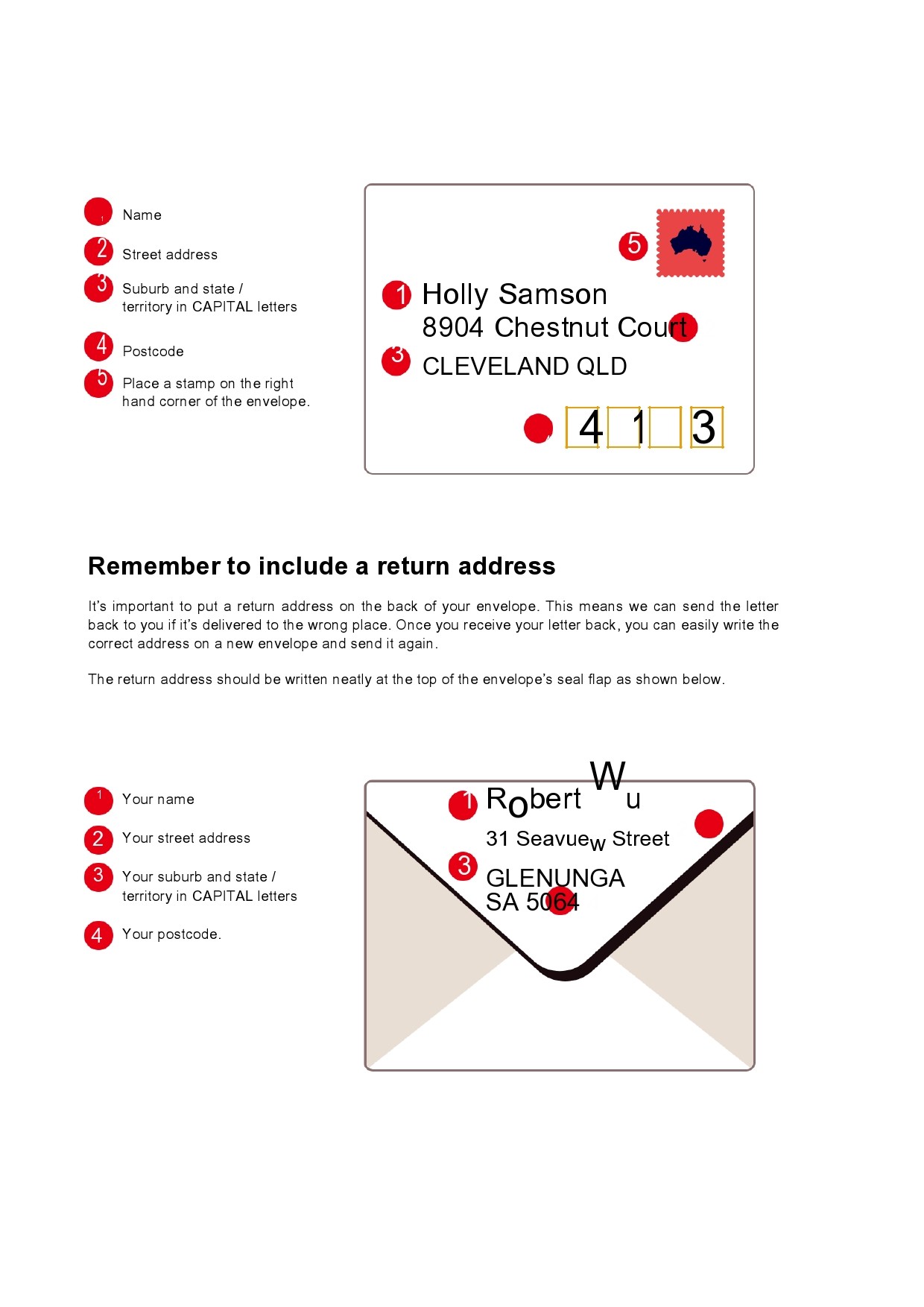Address Envelope Template Collection