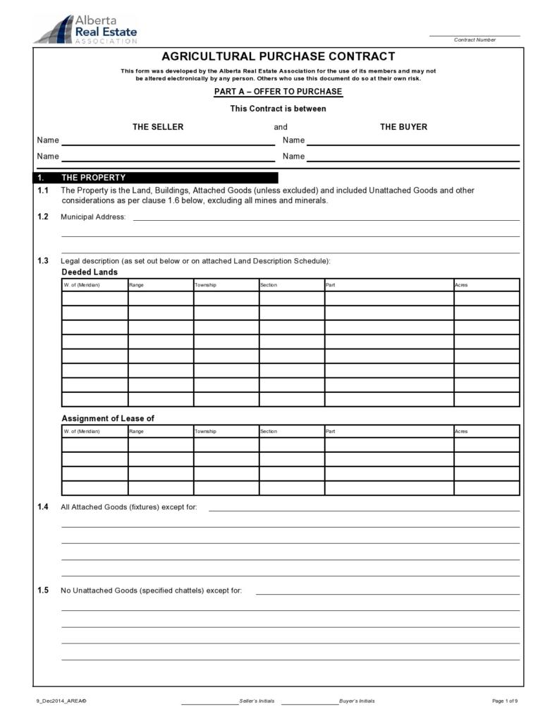 44 Professional Land Contract Forms (All States) ᐅ TemplateLab