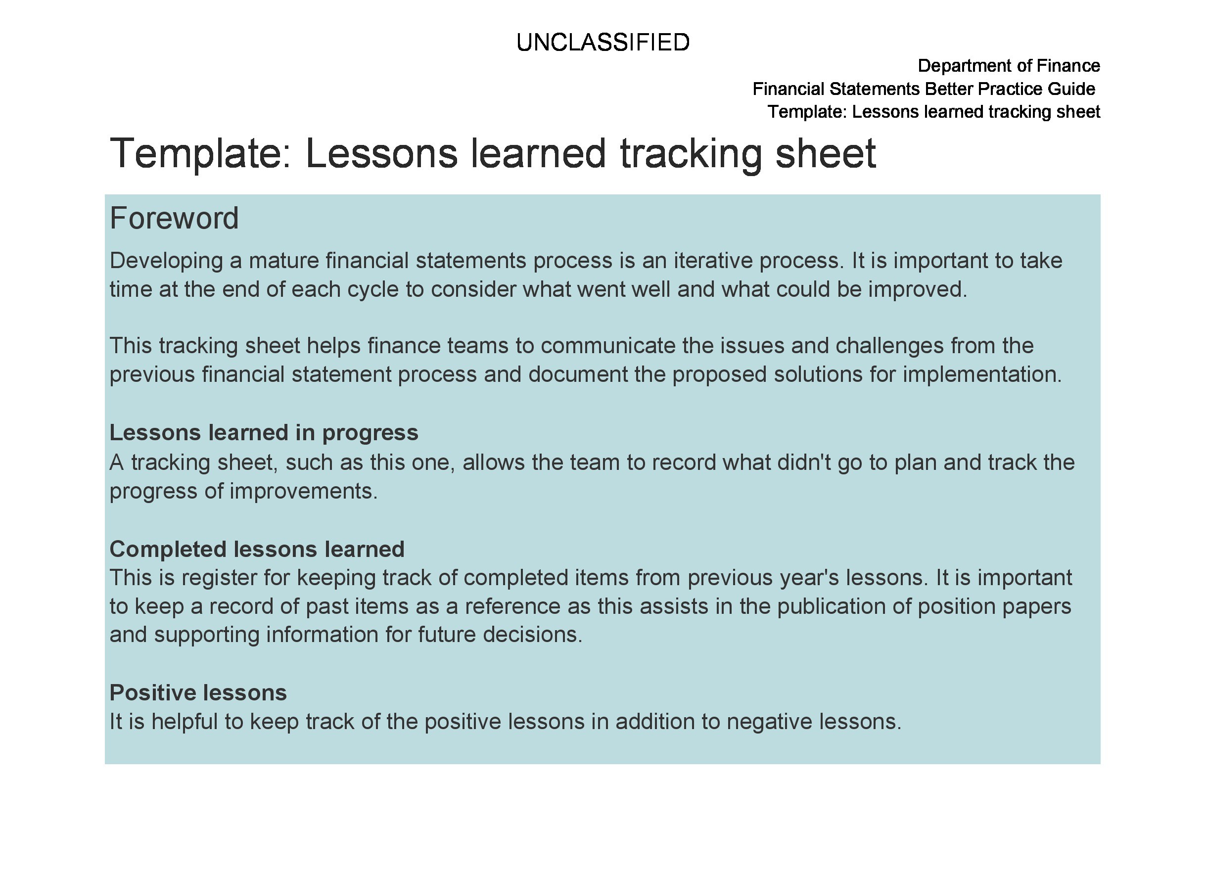 48 Best Lessons Learned Templates Excel Word ᐅ TemplateLab (2022)
