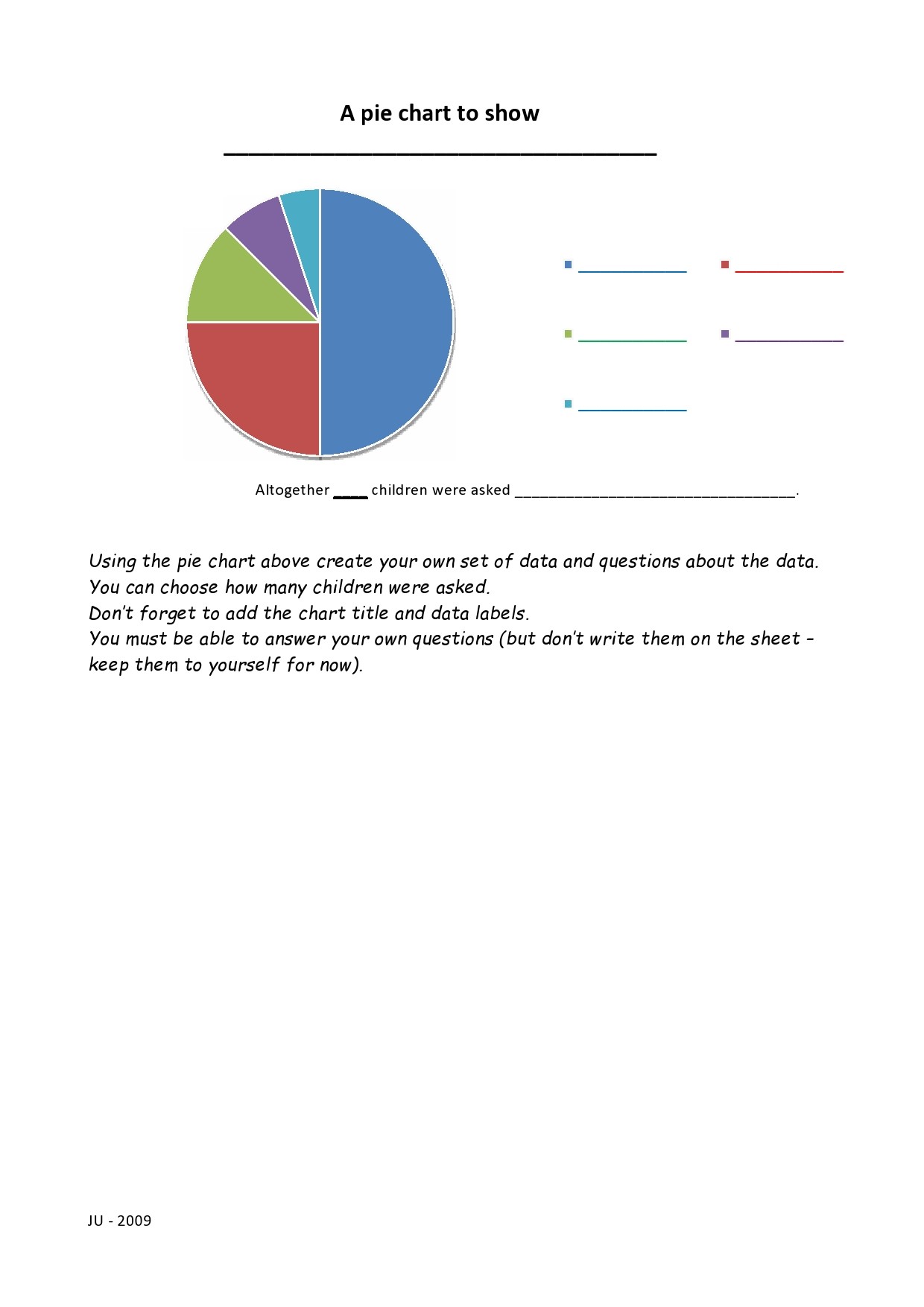 Free pie chart template 29