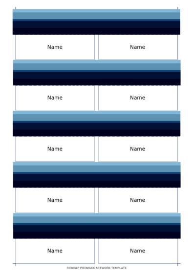 place card template free download microsoft word