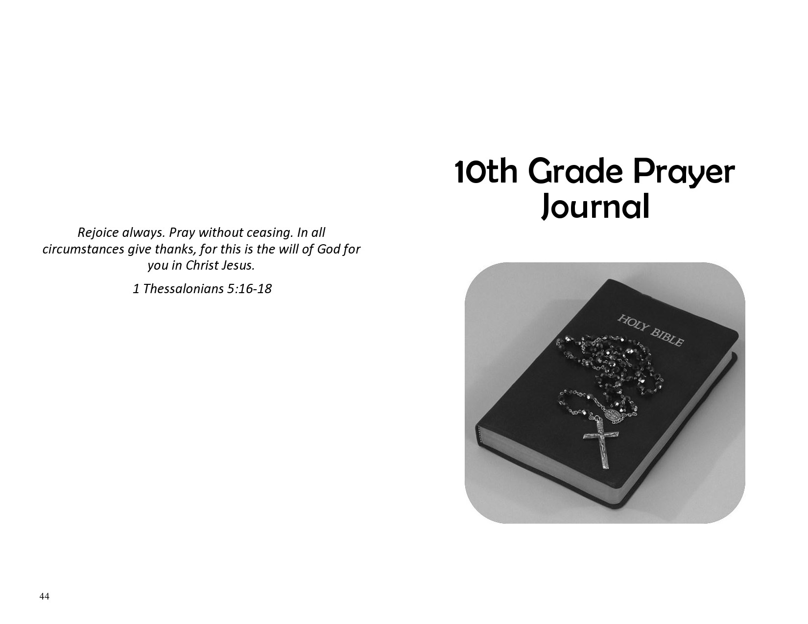 Free prayer journal template 15