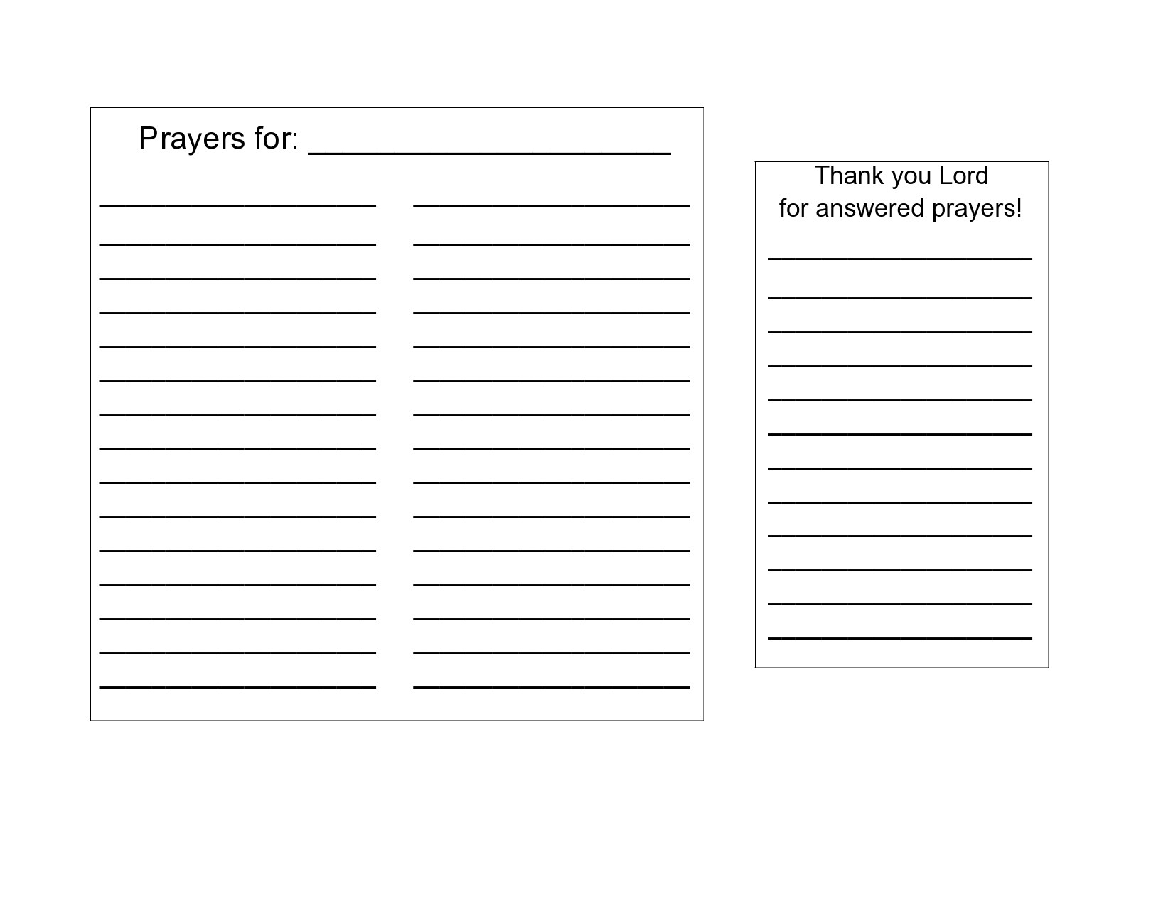 49 Prayer Journal Templates (Kids / Adults) ᐅ TemplateLab