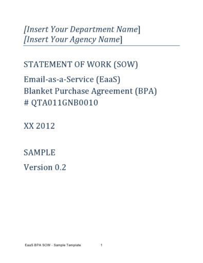 42 Great Statement of Work Templates (SOW) ᐅ TemplateLab