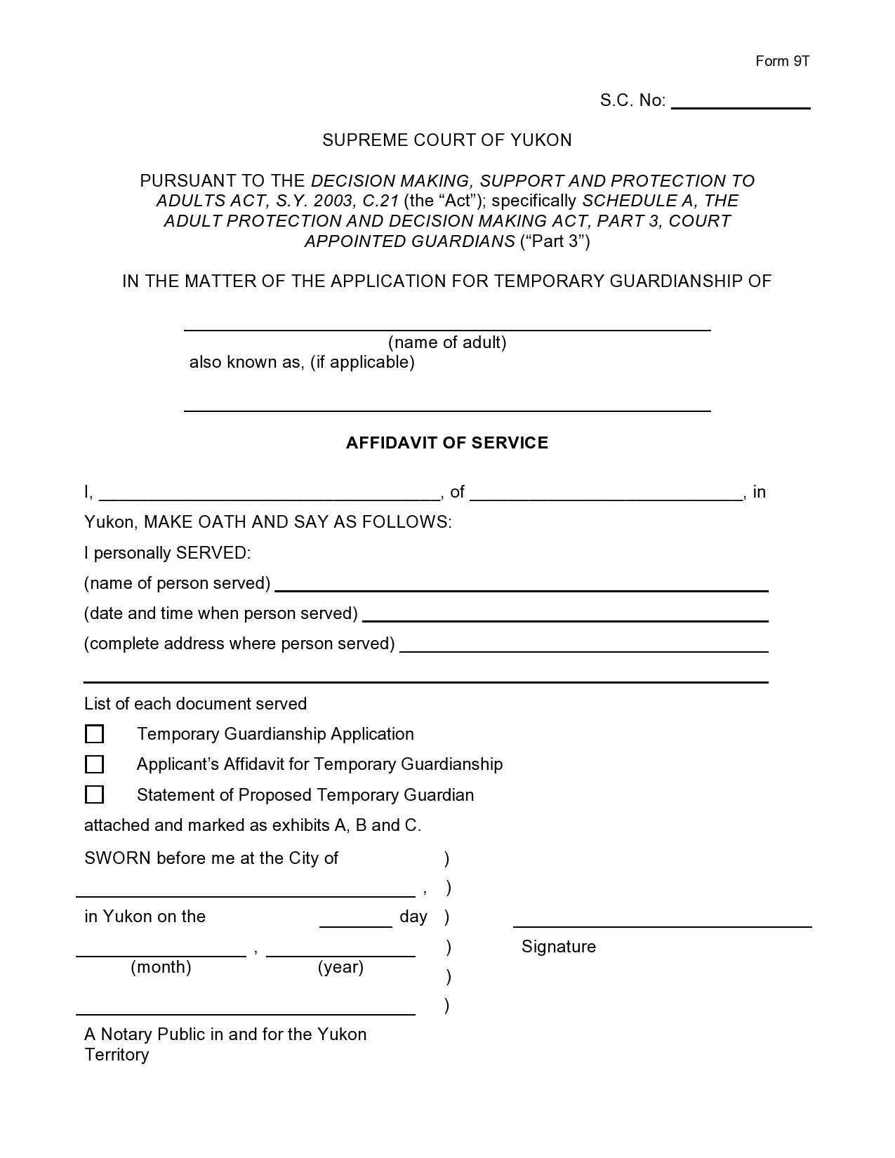 Where Can I Get Temporary Guardianship Forms