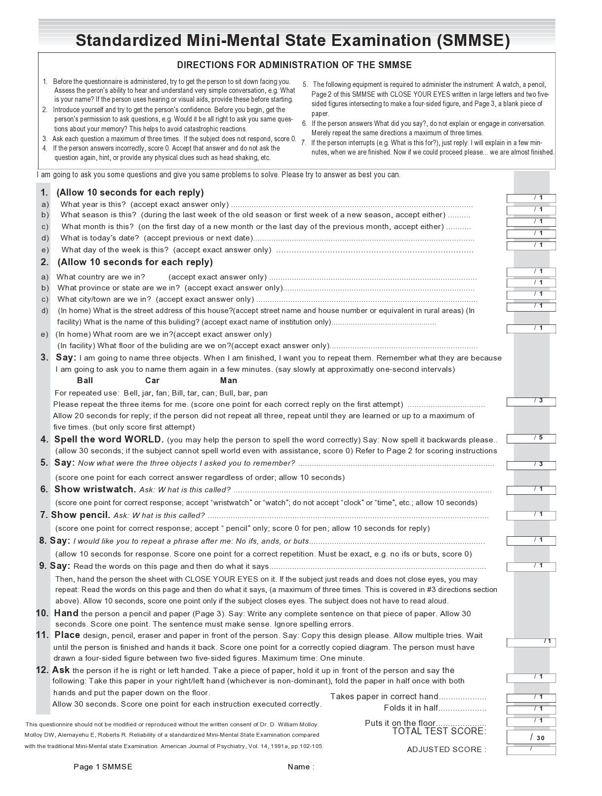 Free mental status exam template 25