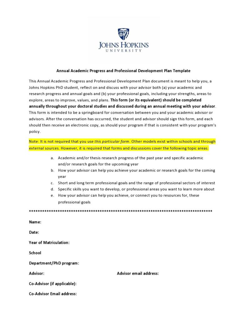 50 Professional Development Plan Templates (Free) ᐅ