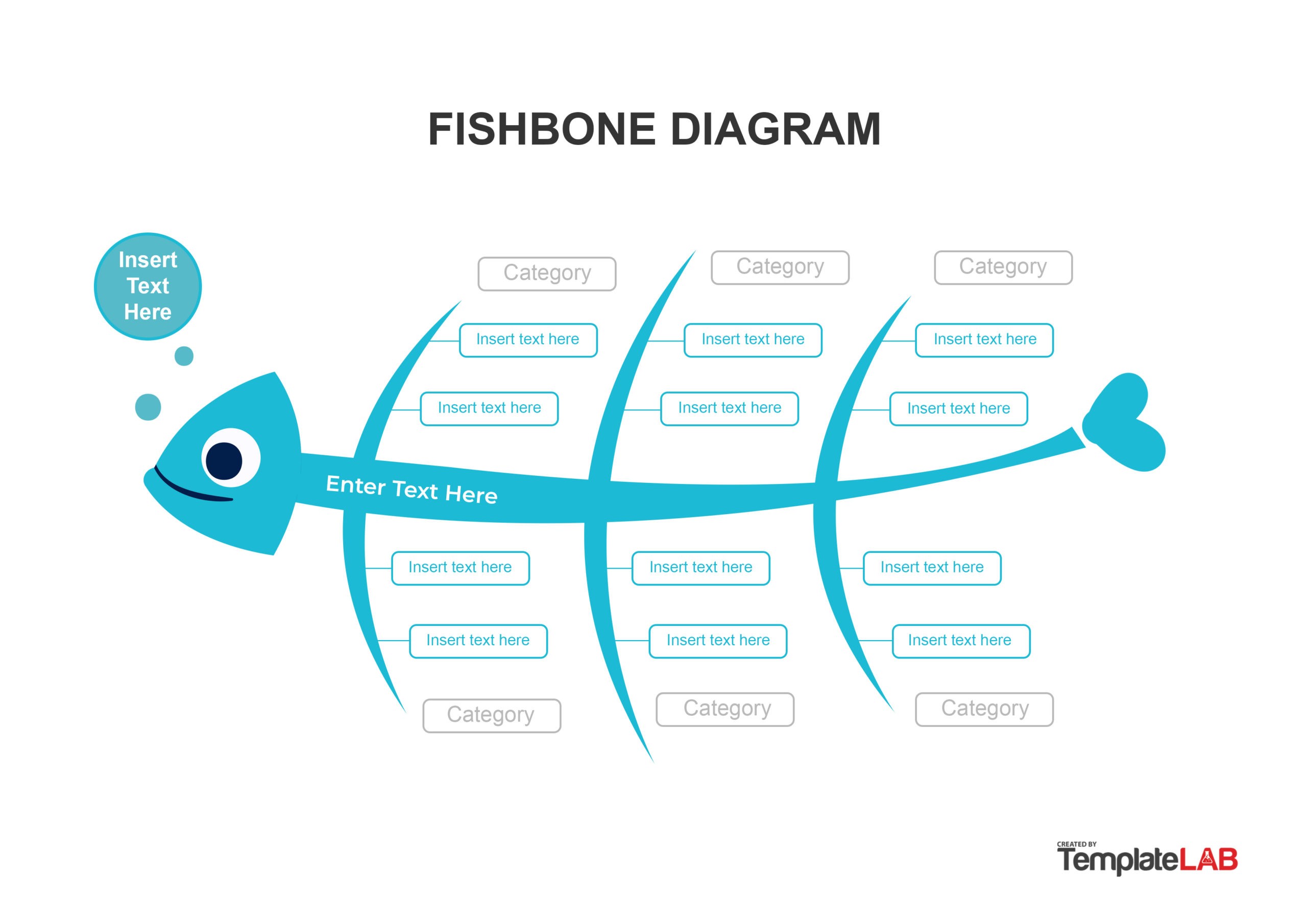Free Fishbone Diagram Template 03
