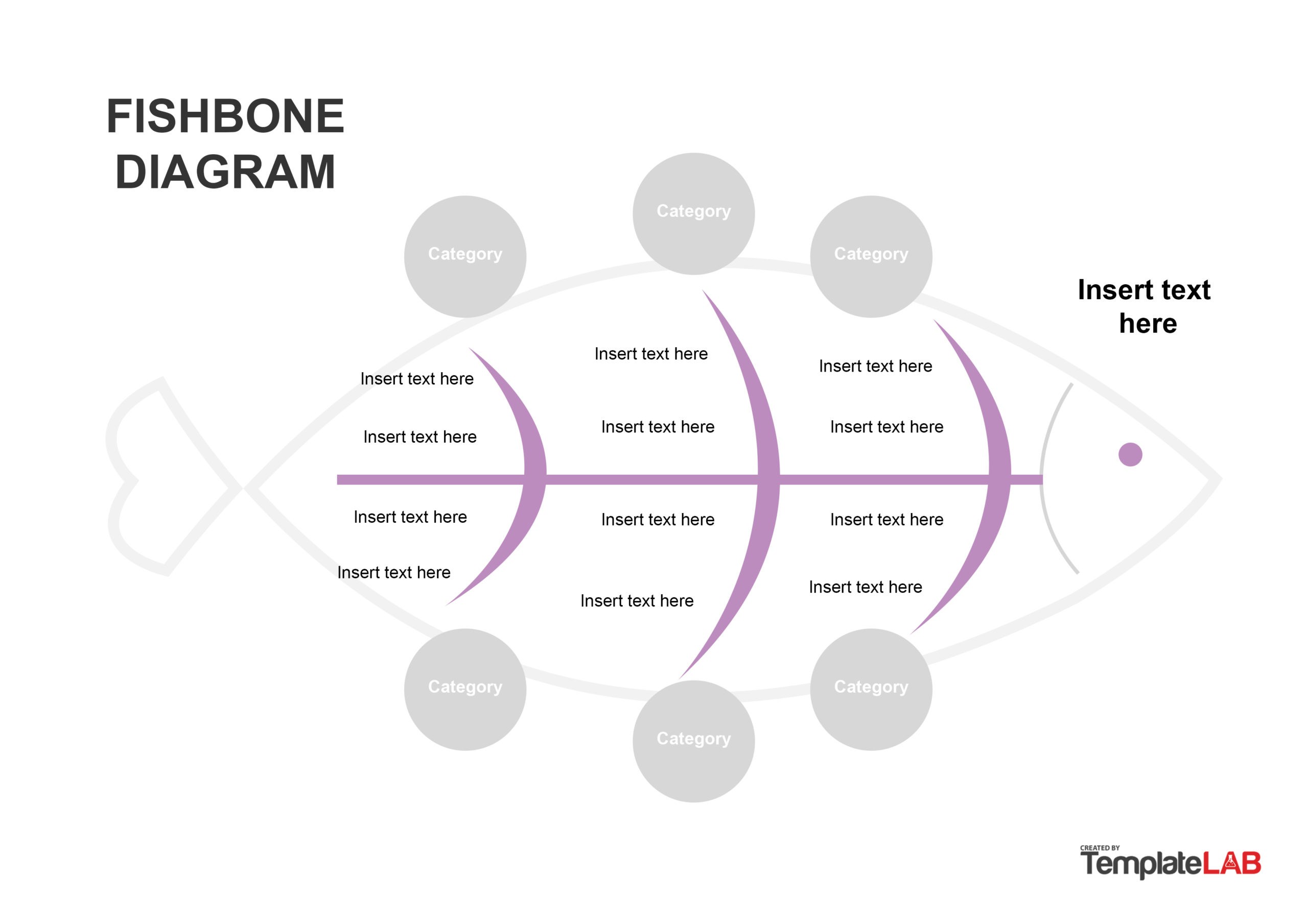 Free Fishbone Diagram Template 05
