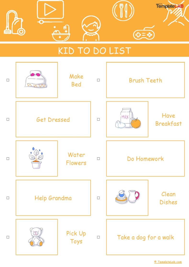 27 Printable To Do List & Checklist Templates (Excel, Word, PDF)