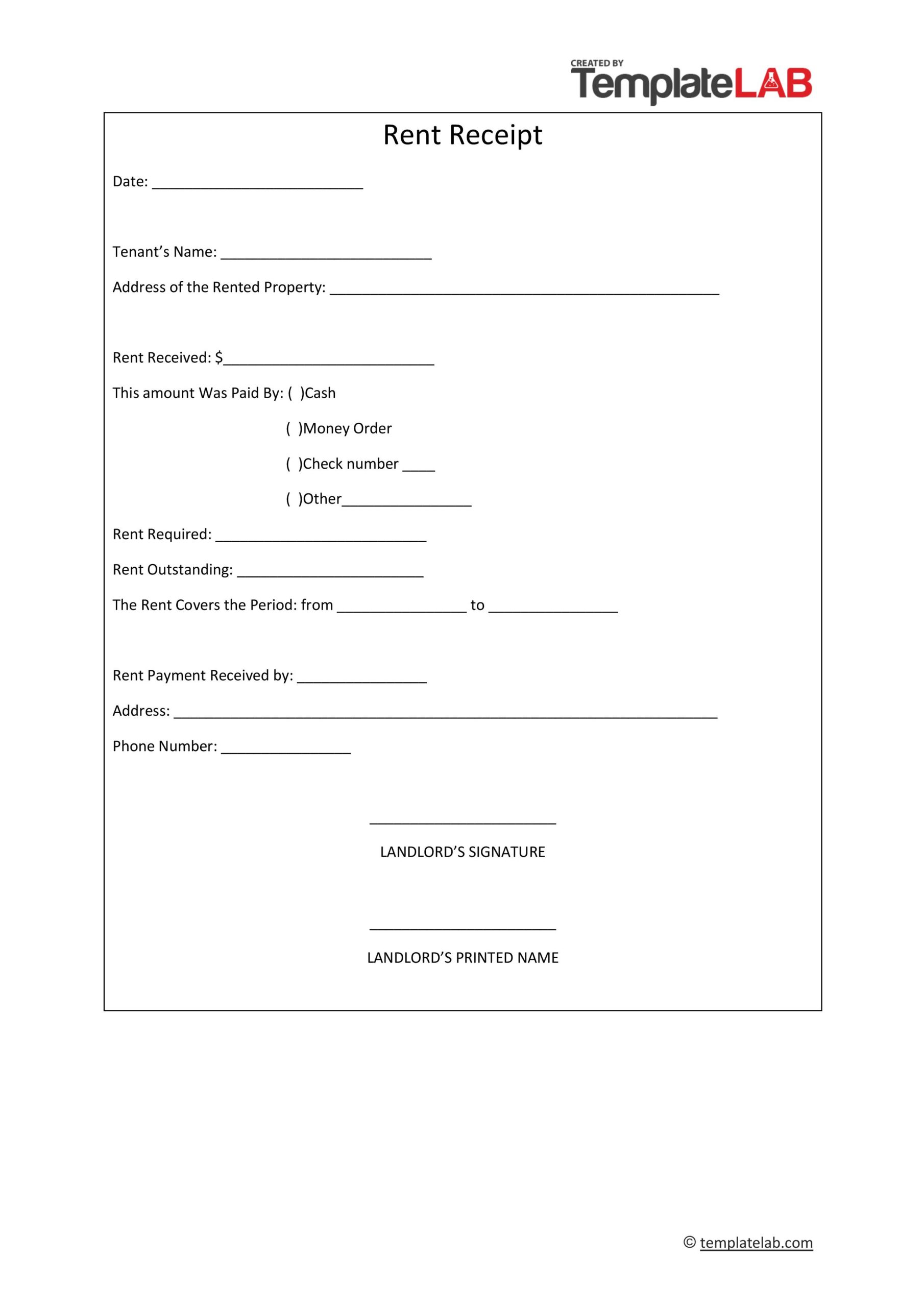 Receipt Template in PDF - Free Download - Wise