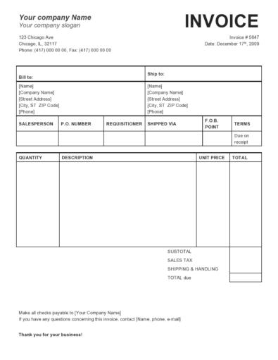 30 Editable Purchase Receipt Templates (Word / Excel) ᐅ TemplateLab