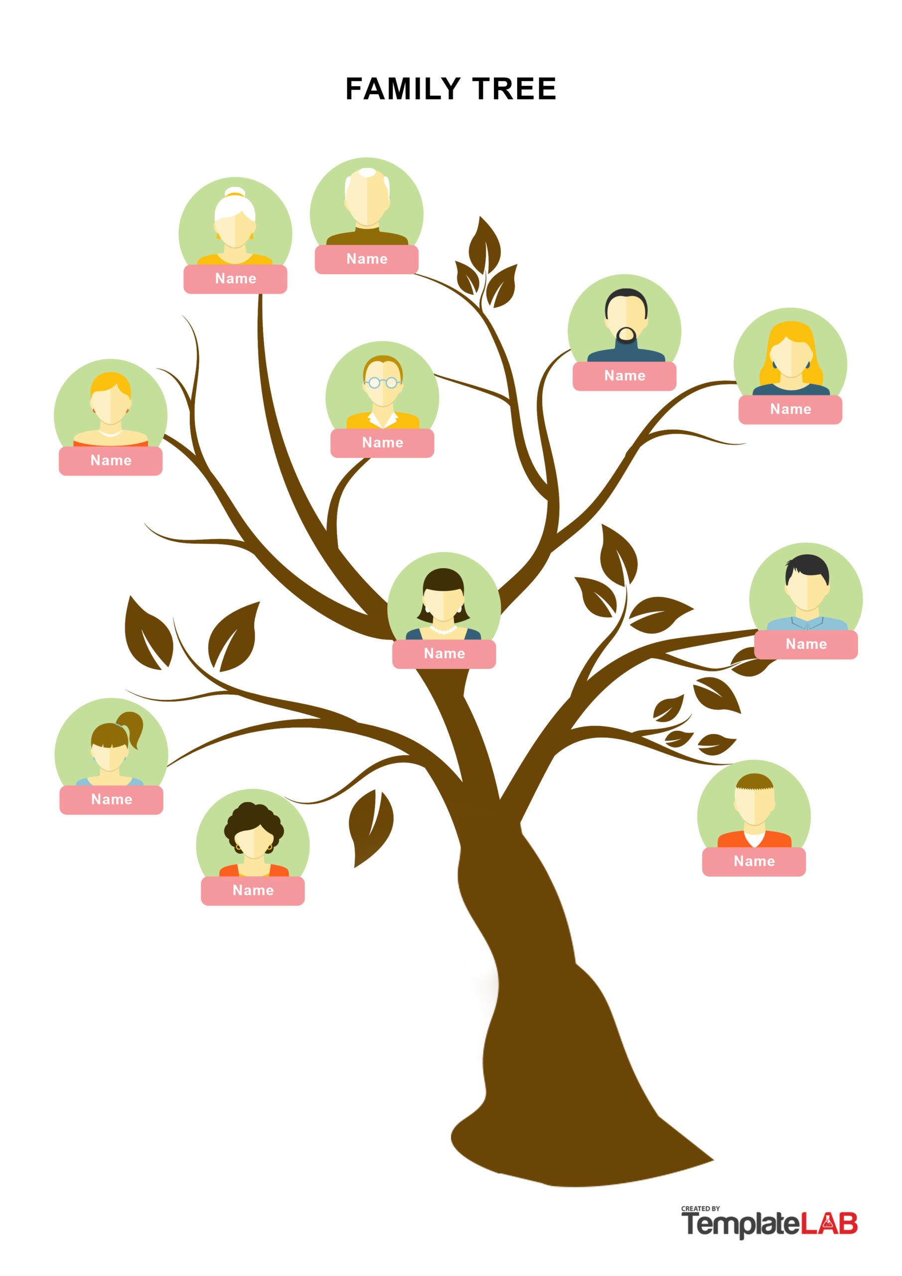 Family Tree Diagrams Templates