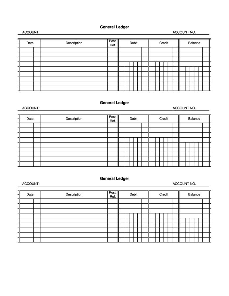 38 Perfect General Ledger Templates Excel Word ᐅ TemplateLab