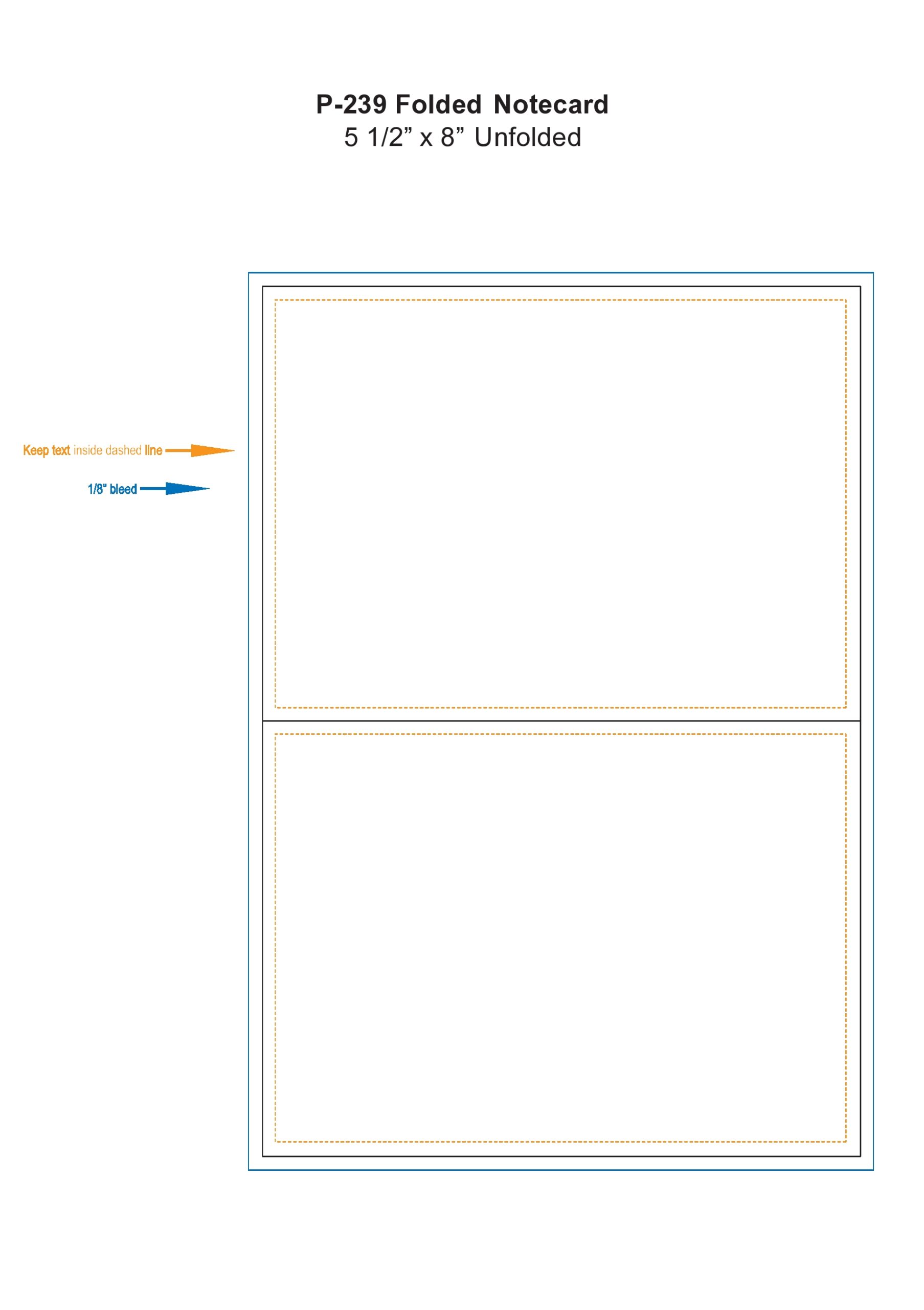 Free note card template 04