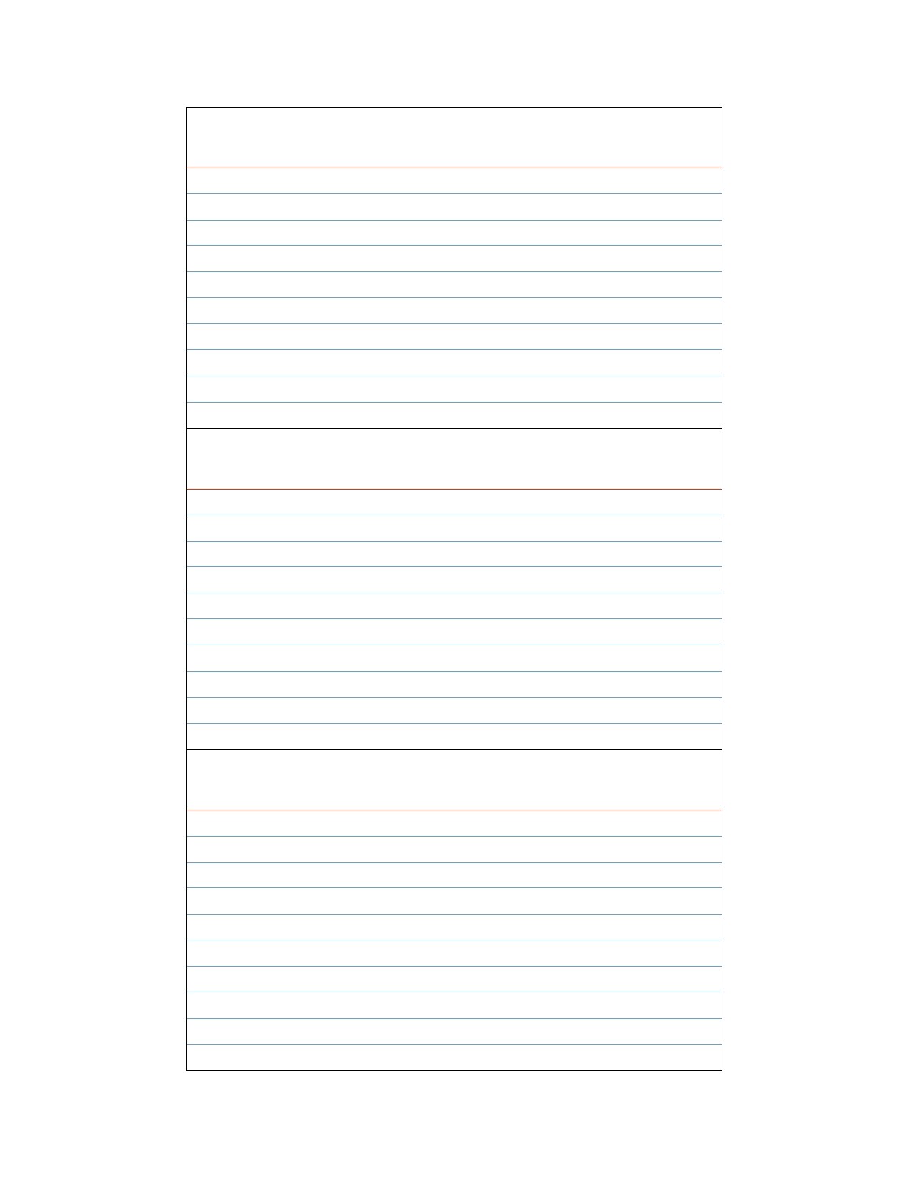 Free note card template 14