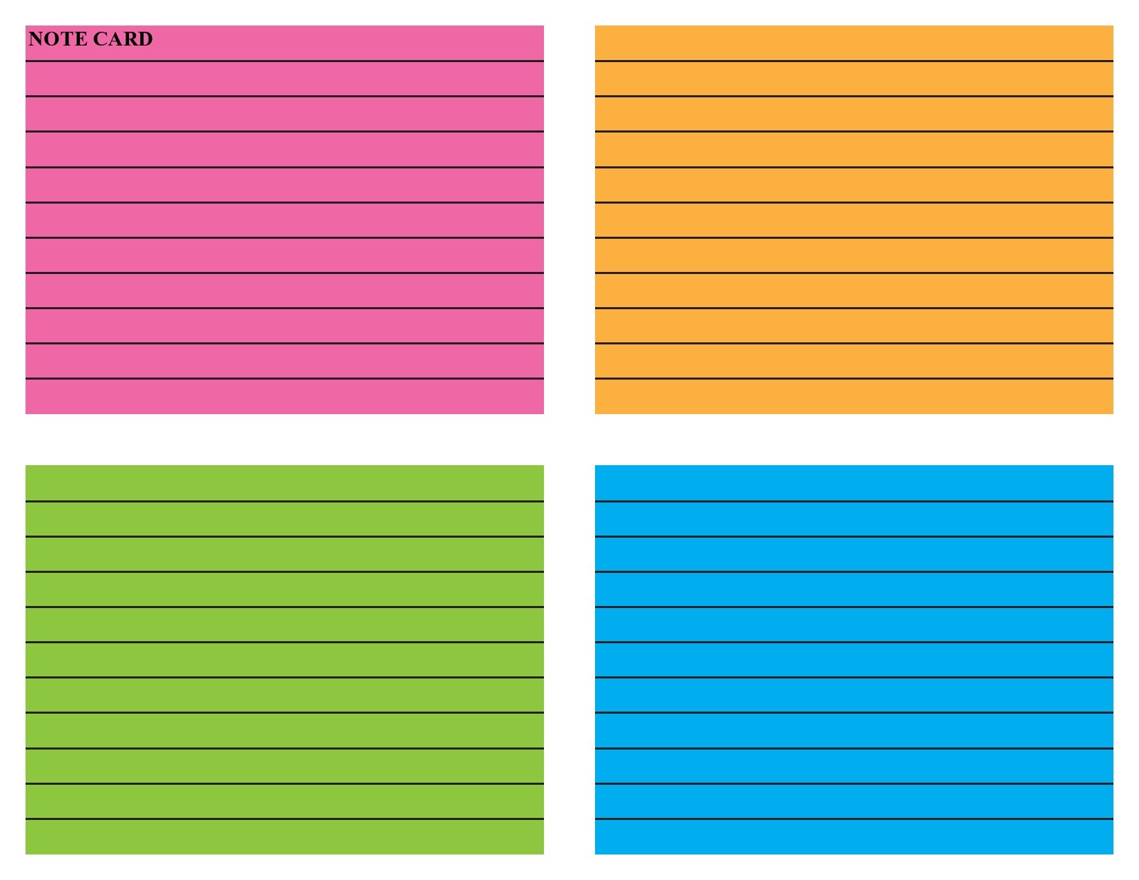 Index Card Template Excel The Templates Art