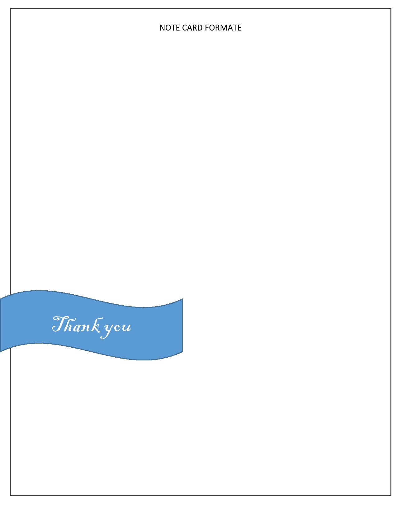 Free note card template 36