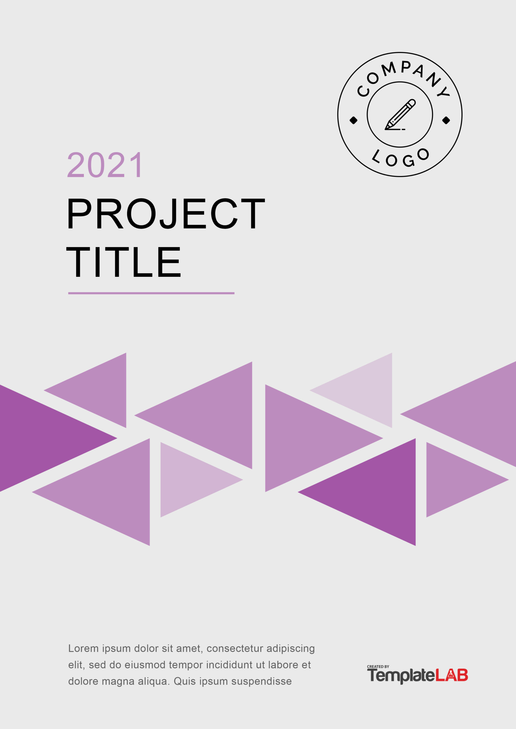 presentation design cover page