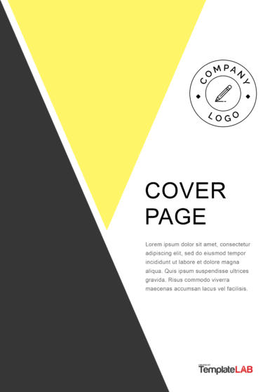 55 Amazing Cover Page Templates (Word, PowerPoint + PSD)