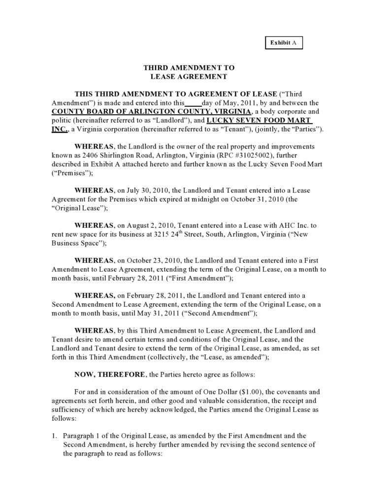 43 Best Lease Extension Addendum (+ Renewal Agreements)