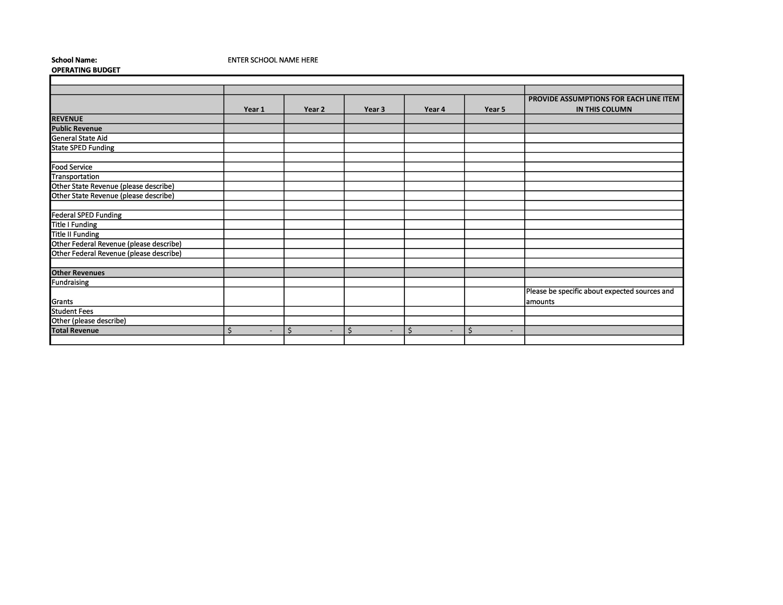 Free financial projections template 22