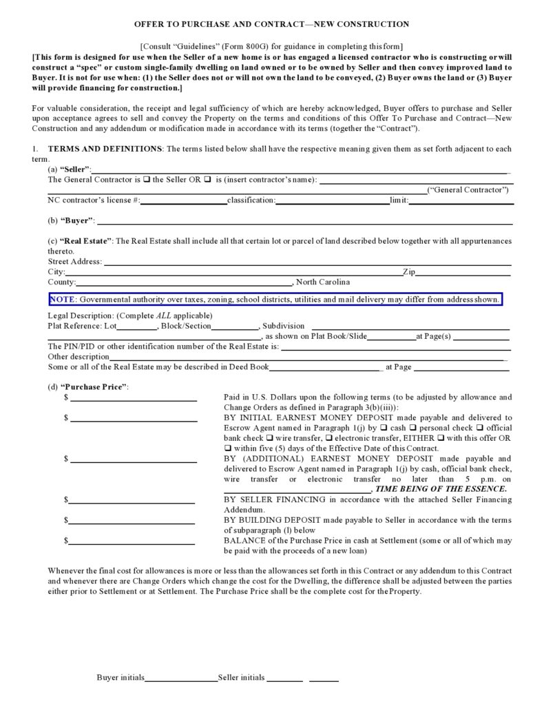 43 Offer To Purchase Real Estate Templates ( Letters)