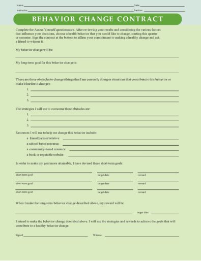 41 Effective Behavior Contract Templates ( Examples) ᐅ TemplateLab 41 Effective Behavior Contract Templates ( Examples) ᐅ TemplateLab