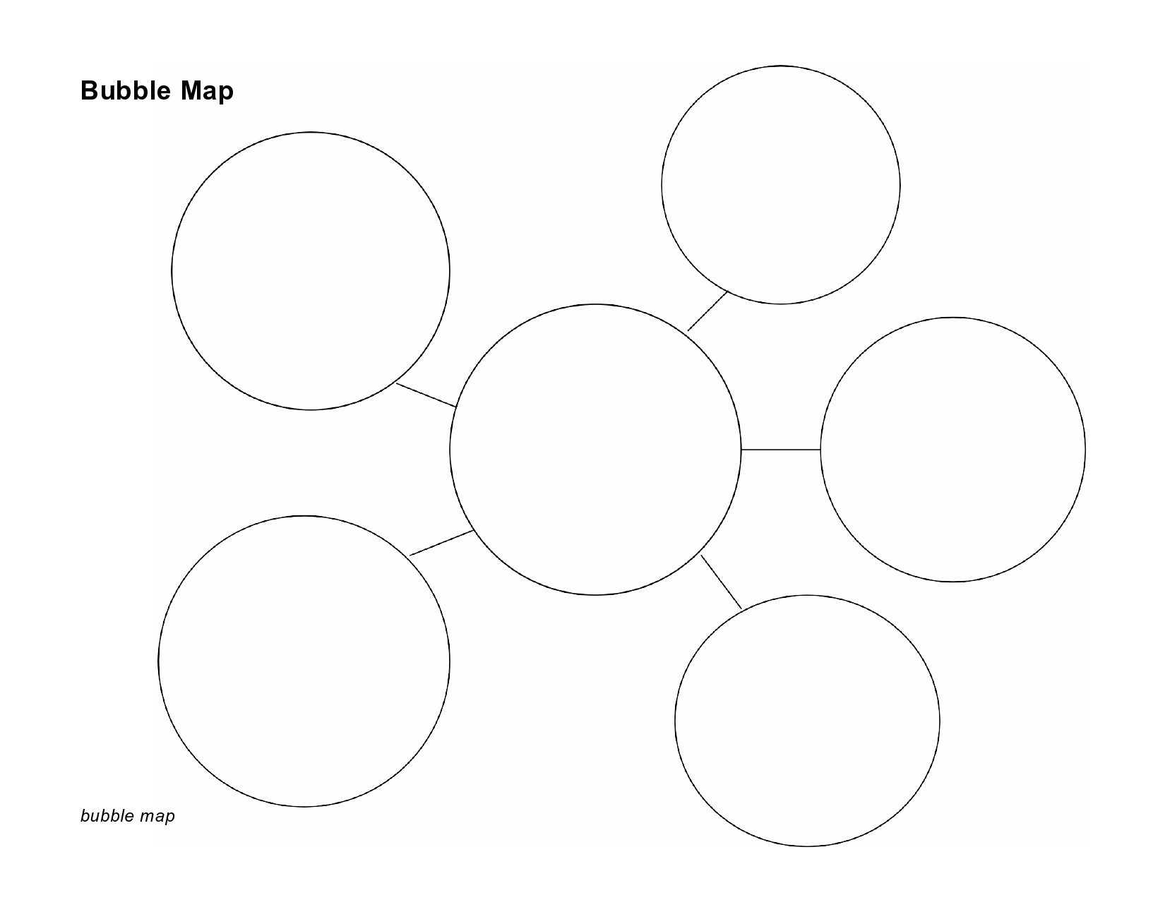 39 Printable Bubble Map Templates Word TemplateLab