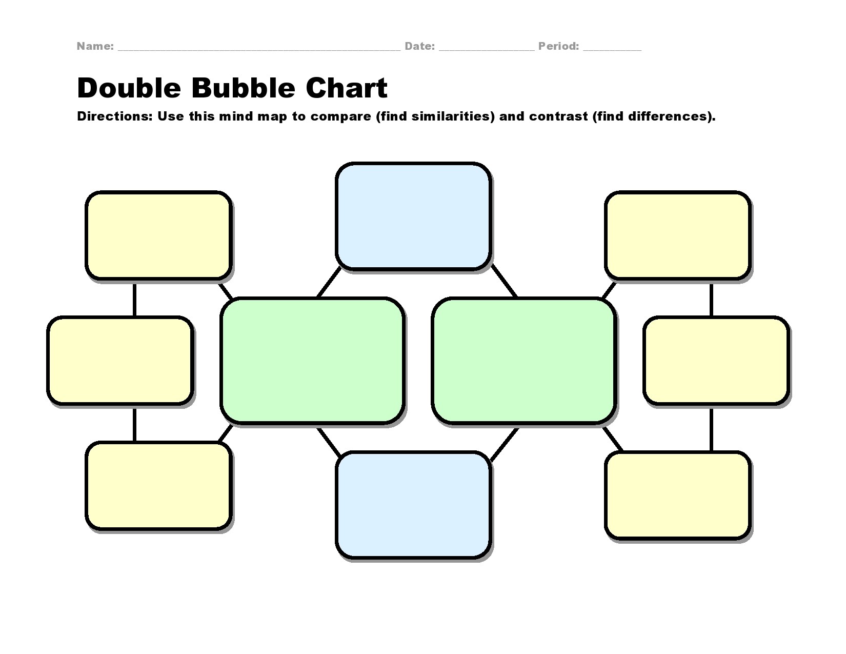 Free bubble map template 10