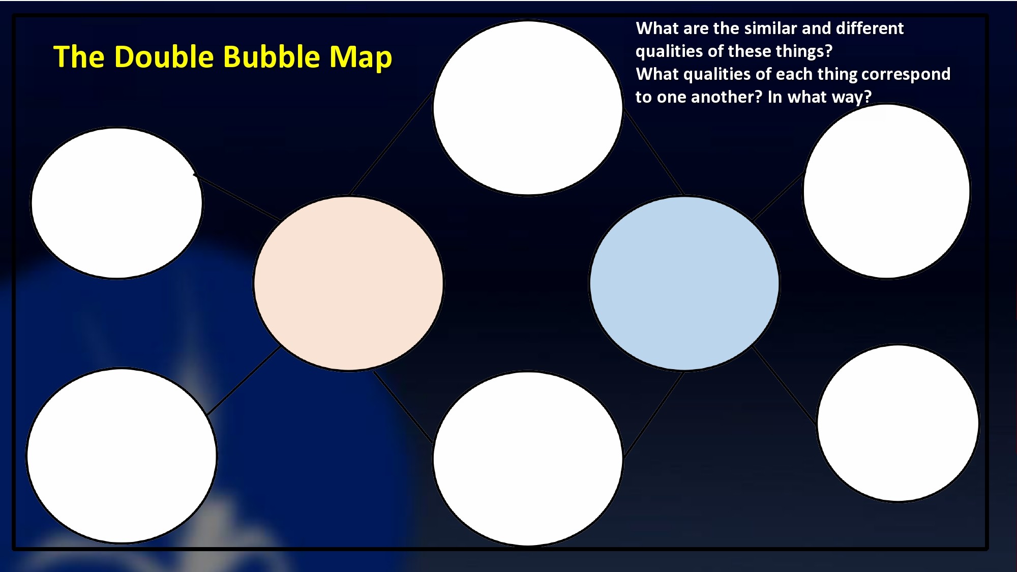 Plantilla de mapa de burbujas gratis 15