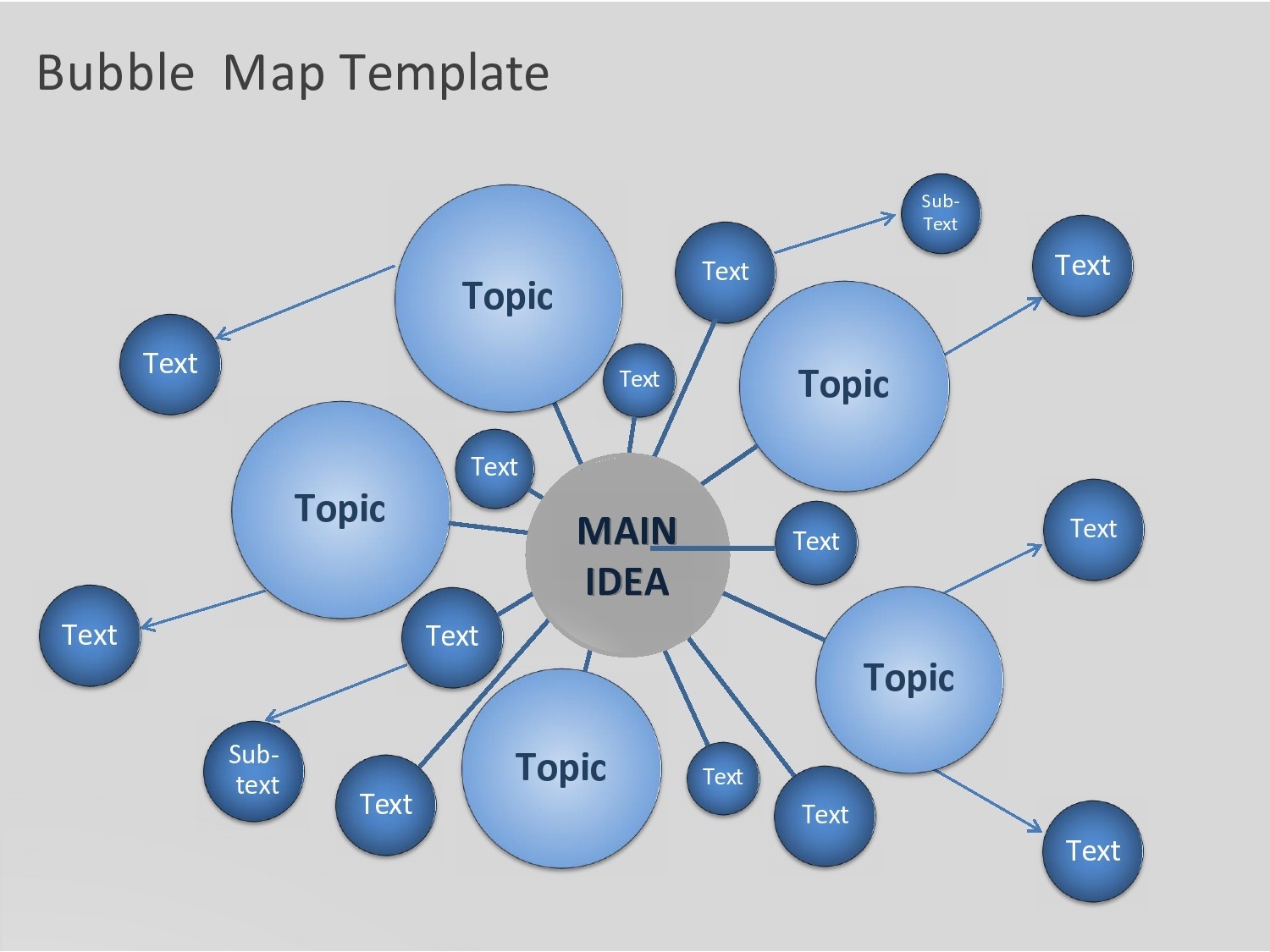Free bubble map template 19