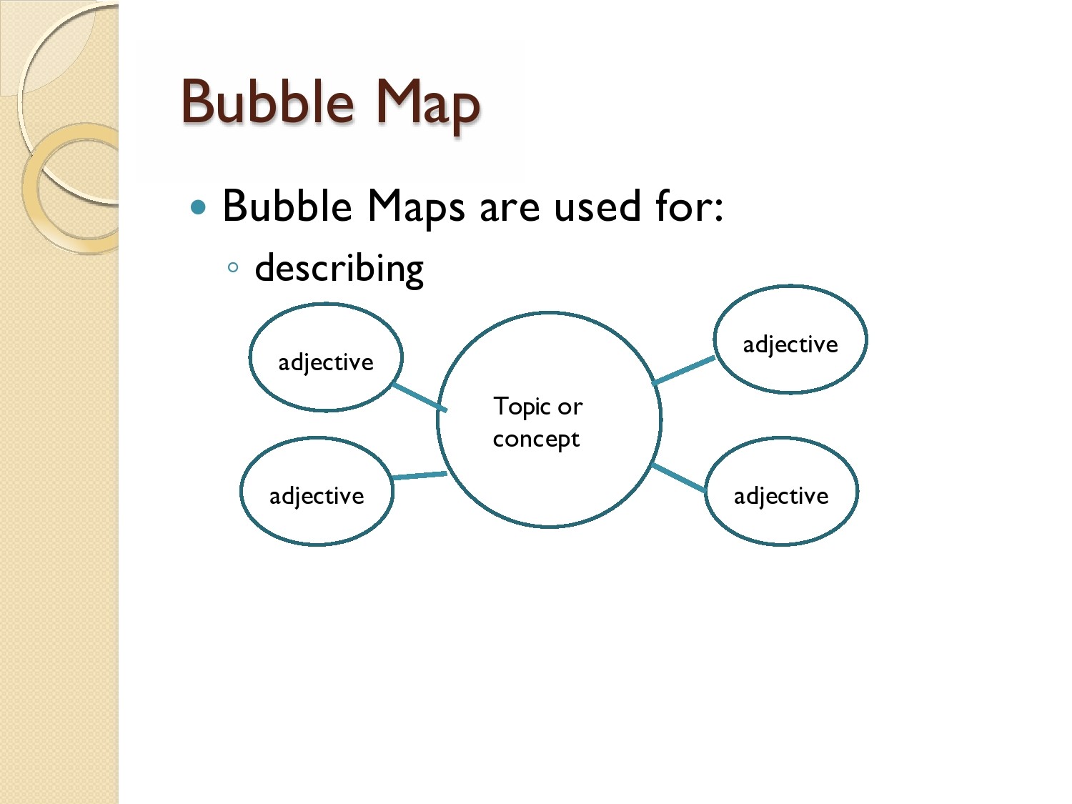 Plantilla de mapa de burbujas gratis 23