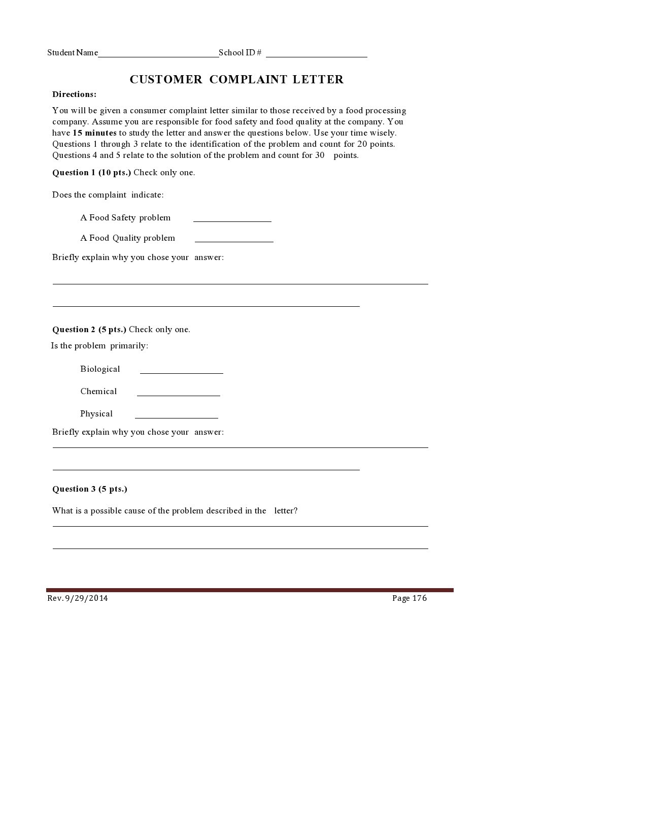 Free complaint letter template 33