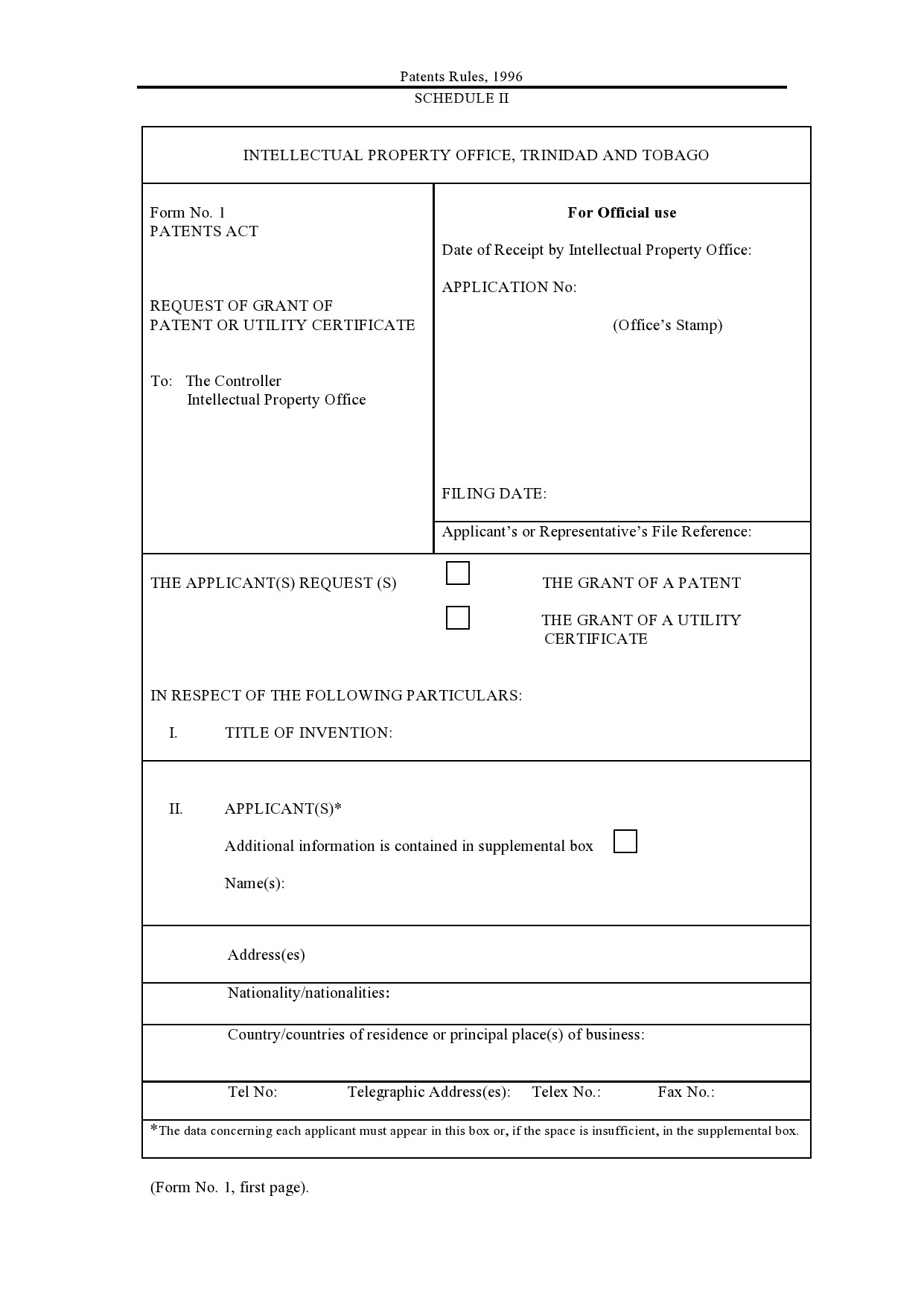 Free provisional patent application template 07